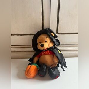 NWT Vintage 8” Halloween Witch Pooh Bear Boo 2000 Halloween Toys Cute Plushies